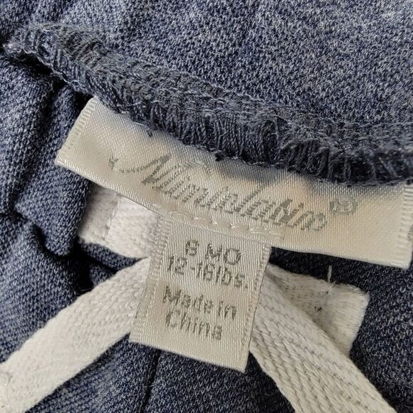 Miniclasix Baby Charcoal & White Joggers Size 6 Months 12-16 Pounds - Picture 4 of 4